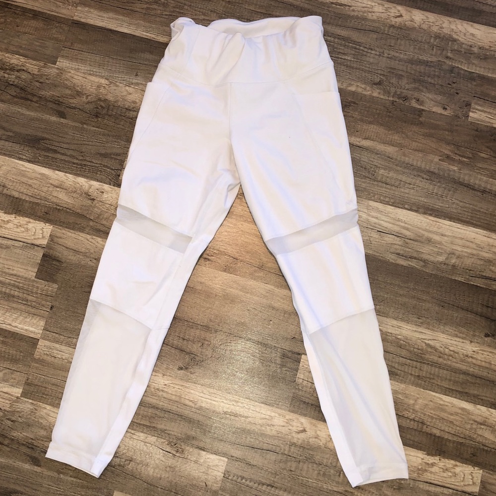 White Athleta Leggings